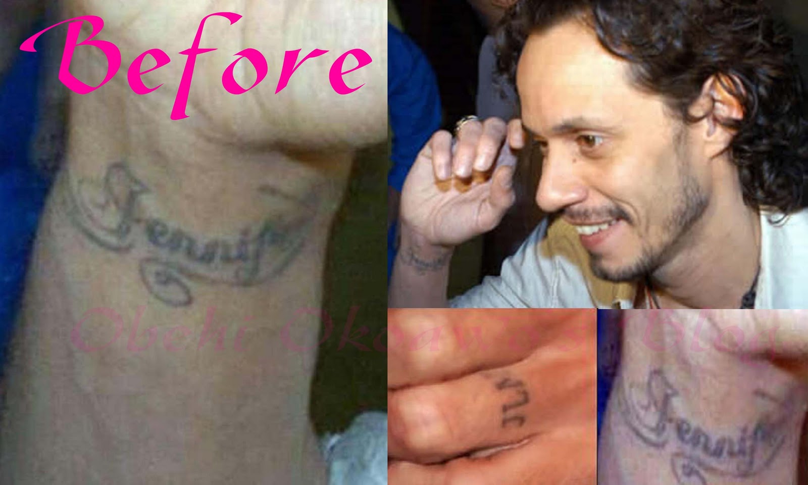 Kreative Torch Blog Marc Anthony Removes All Traces Of J Lo S Tattoo